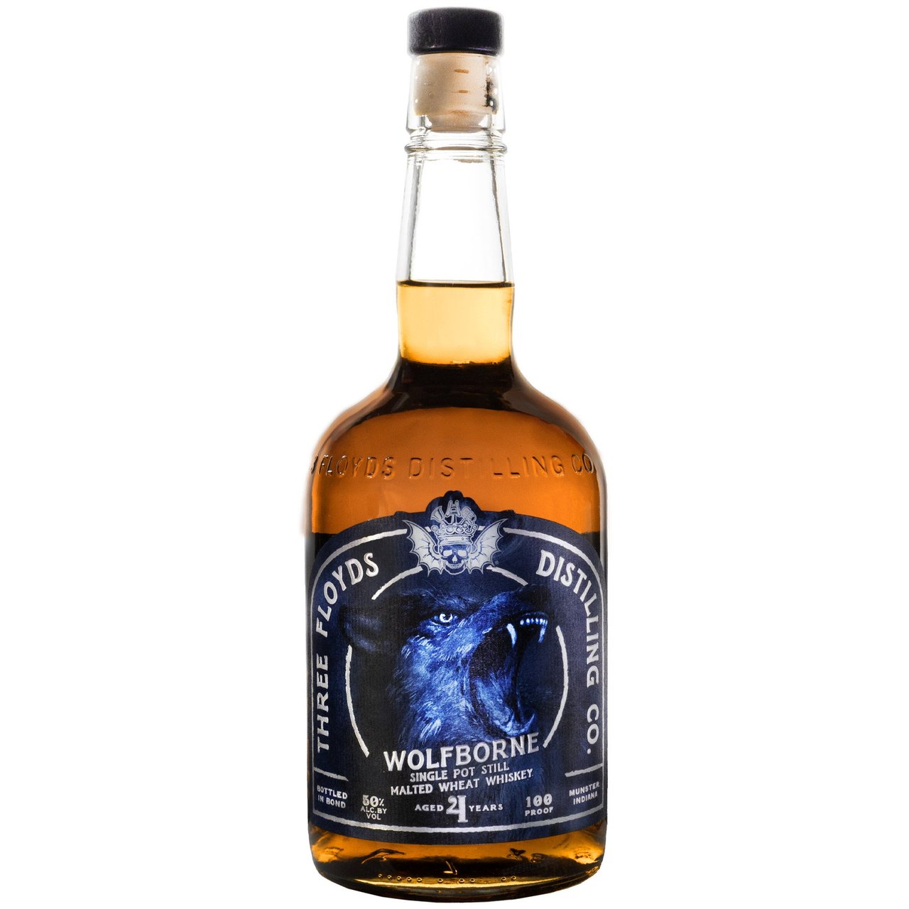 Three Floyds Wolfborne Whiskey Bottle 750ML - Image 1