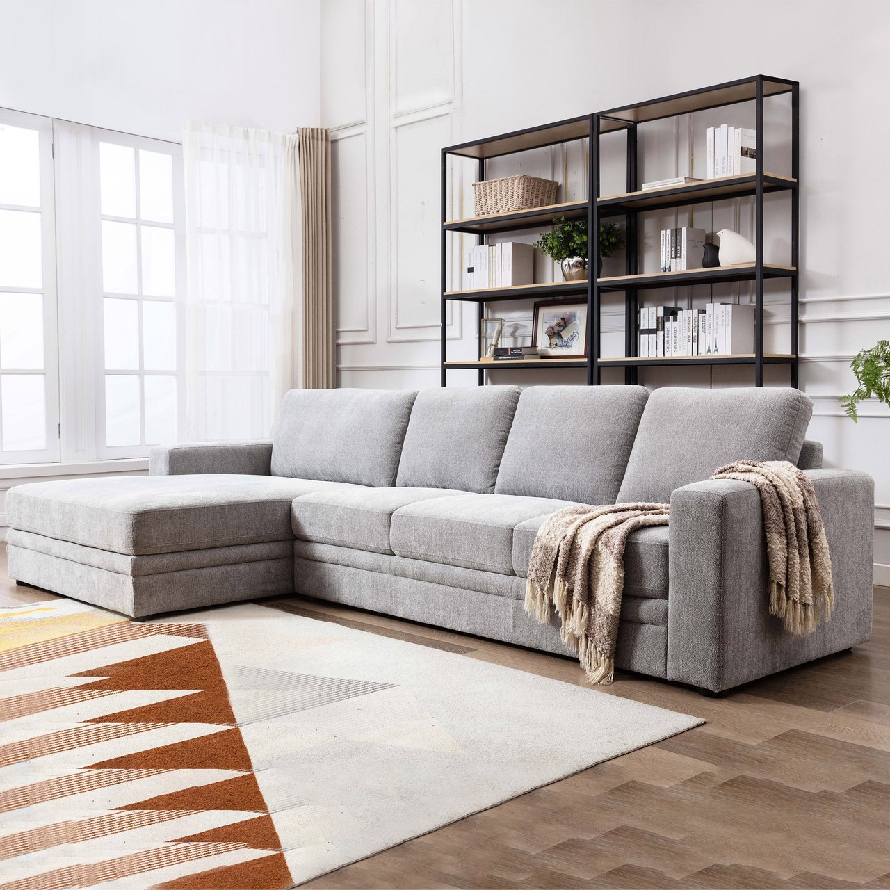Toledo 2-Piece Fabric Sectional