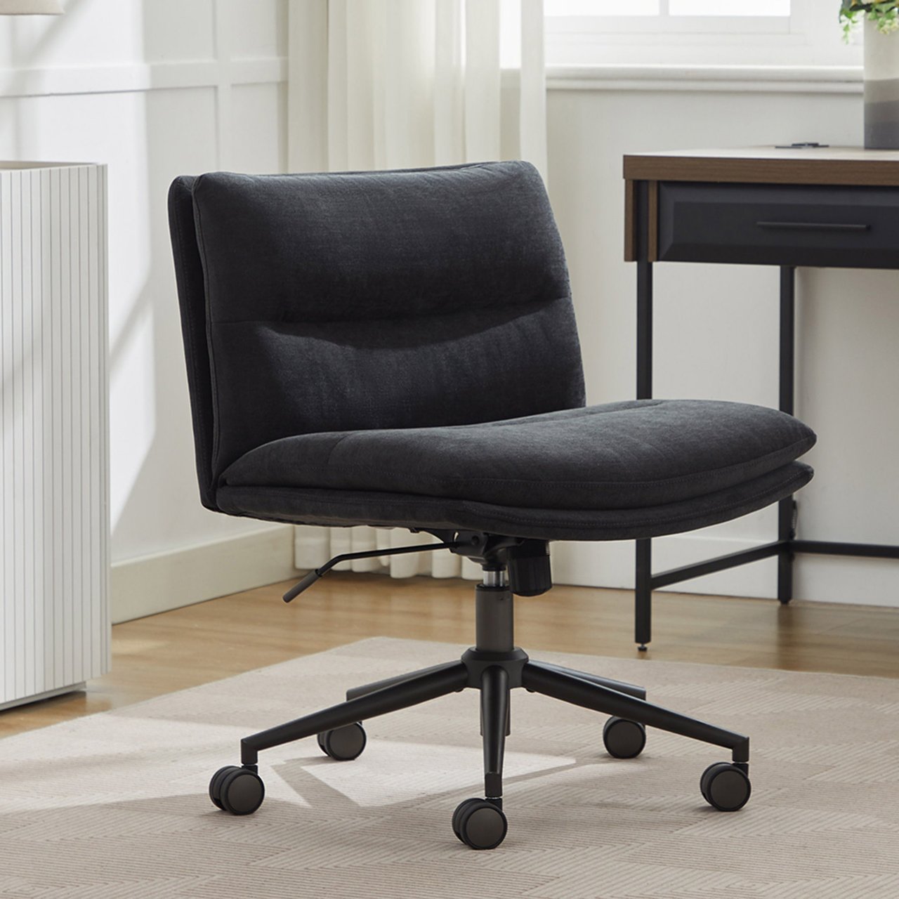 Elle Decor Gracie Criss-Cross Chair - Image 1