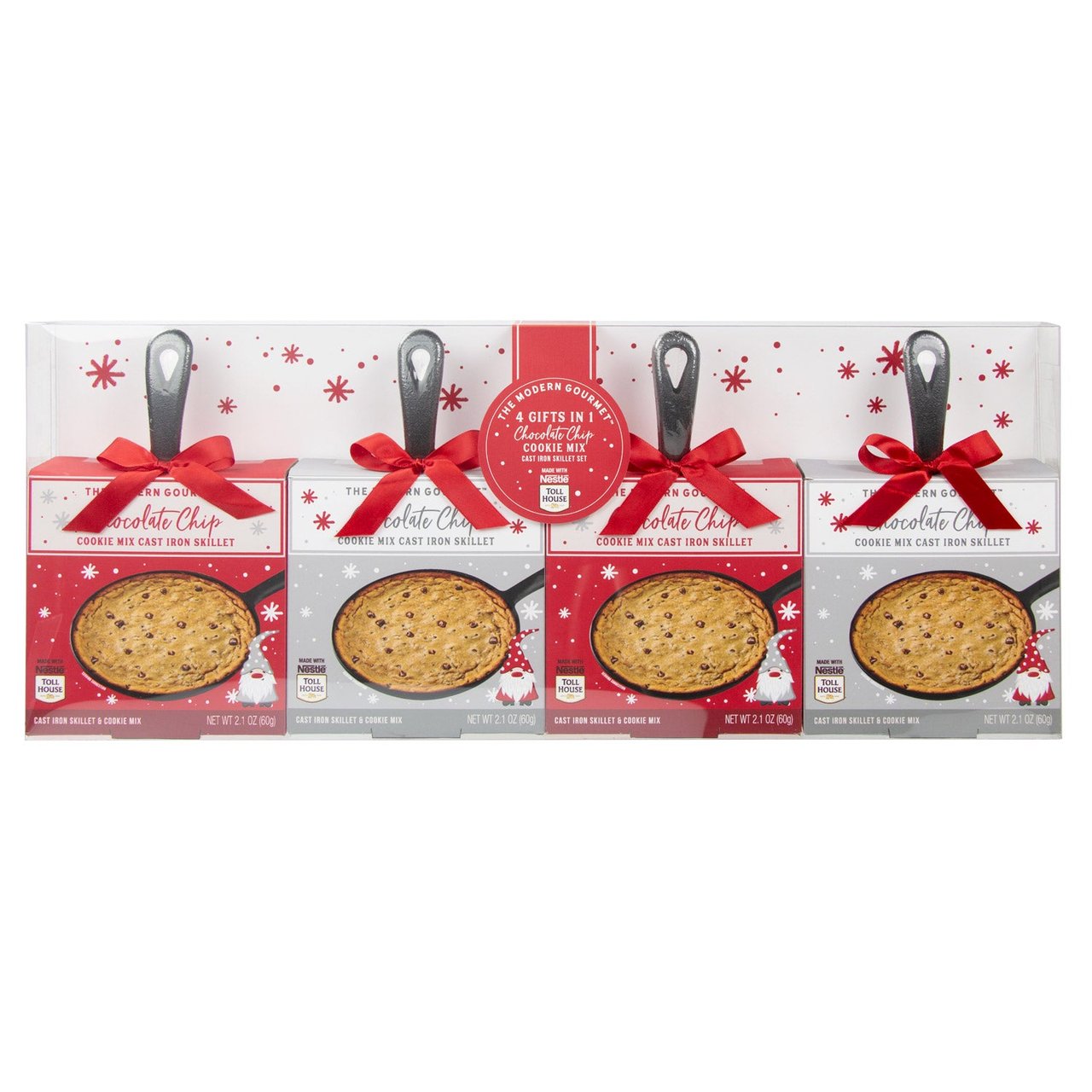 Nestle 4 Gift Chocolate Chip Cookie Mix Cast Iron Skillet Set, 4 CT / 2.1 oz - Image 1