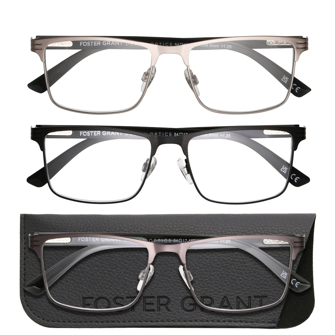 Foster Grant Design Optics 3-Pack Reading Glasses - Image 1