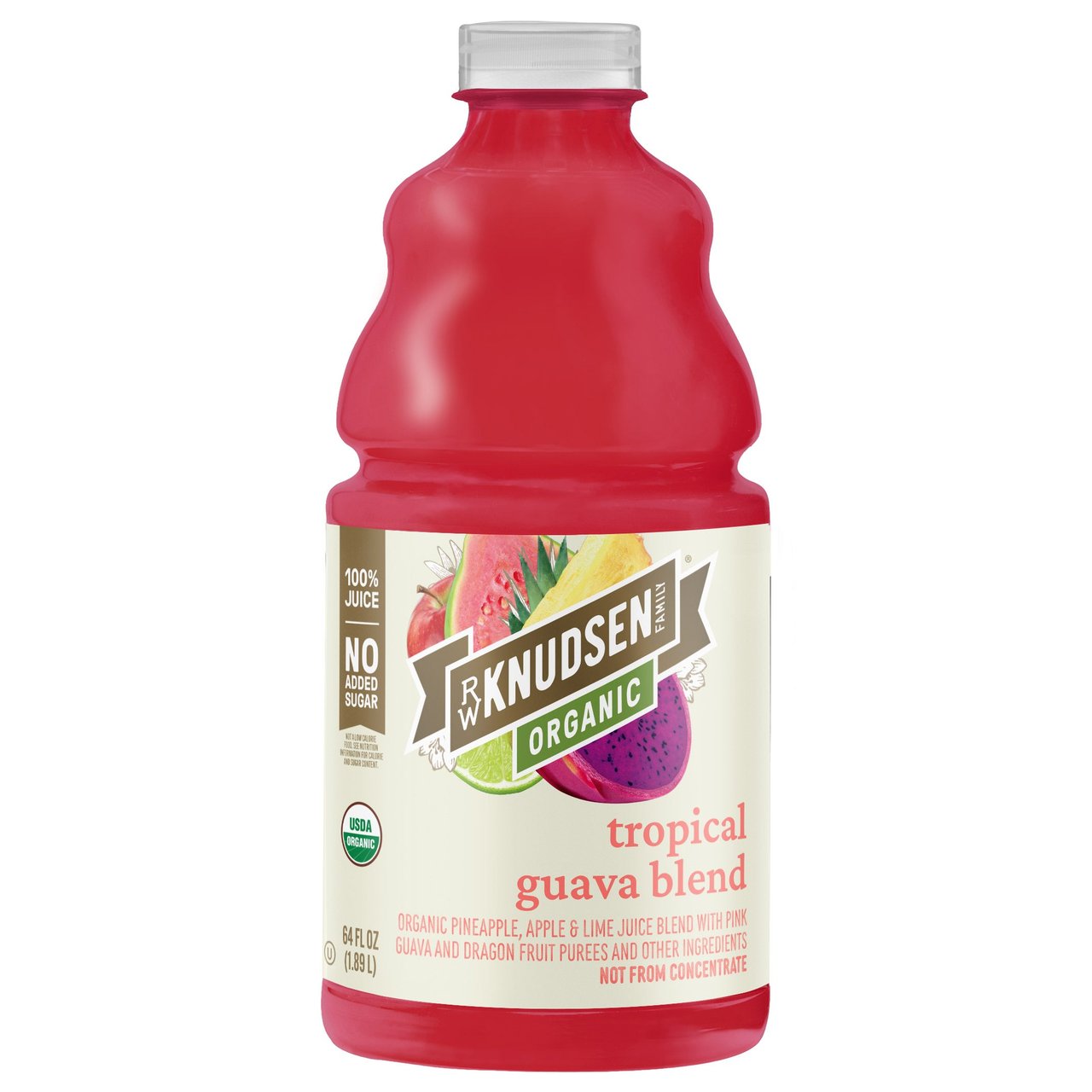 R.W. KNUDSEN ORGANIC TROPICAL GUAVA BLEND 64 OZ - Image 1