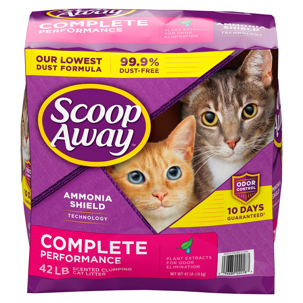 Scoop Away Complete Performance Clumping Cat Litter, 42 Pounds - Image 1
