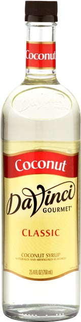 DaVinci Gourmet Classic Coconut Syrup, 25.4 fl oz - Image 1