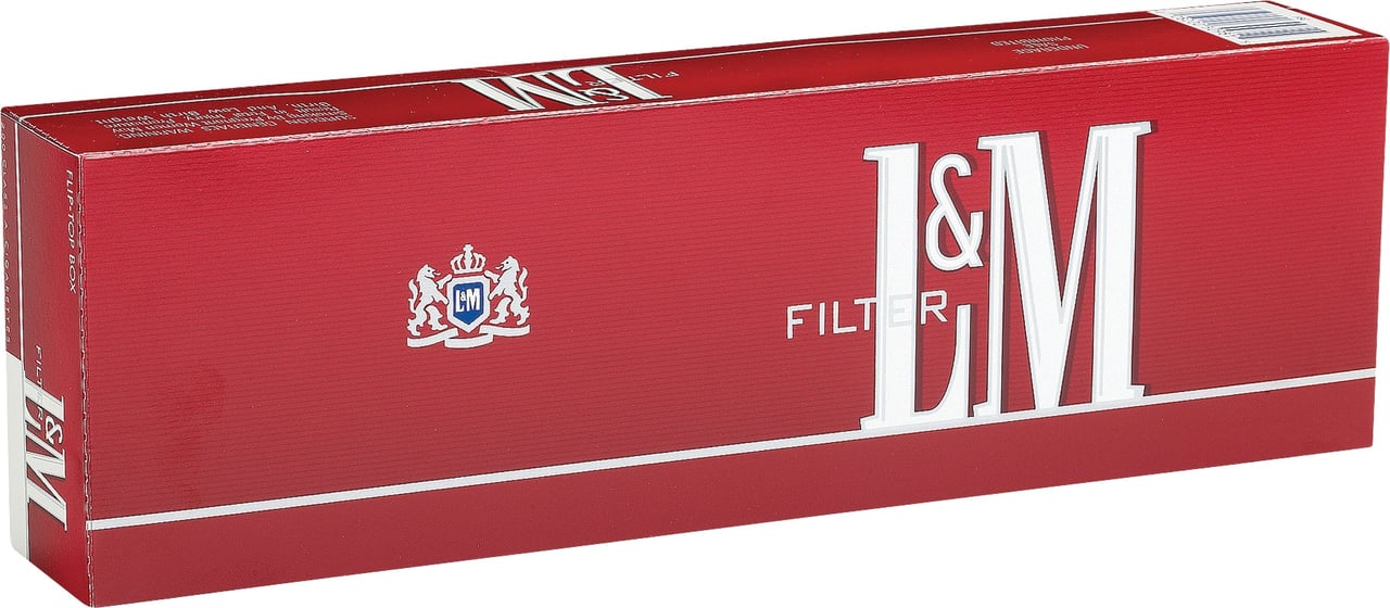 L&M Filter Cigarettes Box