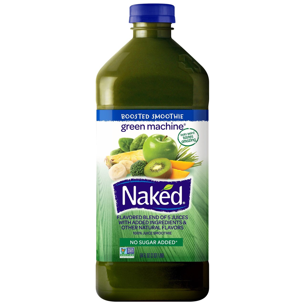 Naked Juice Green Machine 100% Juice Smoothie, 64 fl oz - Image 1