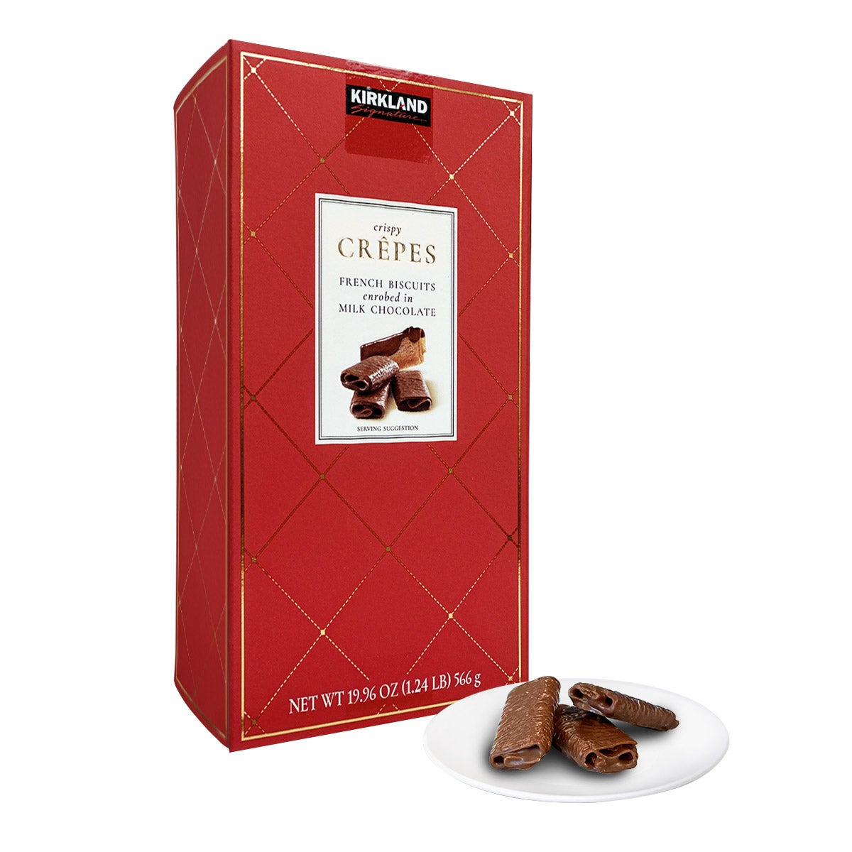 Kirkland Signature Chocolate Crêpes 19.97 oz (1.24 lb) - Image 1