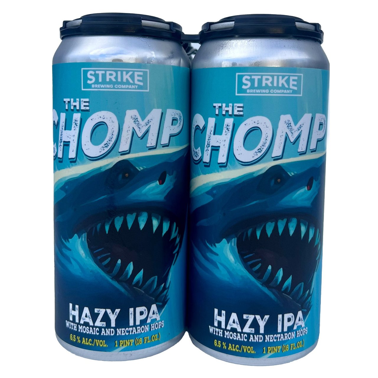 Strike Brewing Co. The Chomp Hazy IPA San Jose, CA 4/16oz