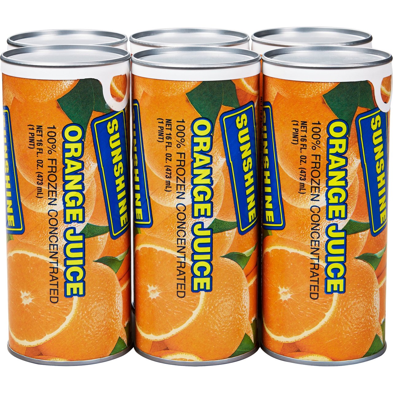 Sunshine Orange Juice 6/16oz - Image 1