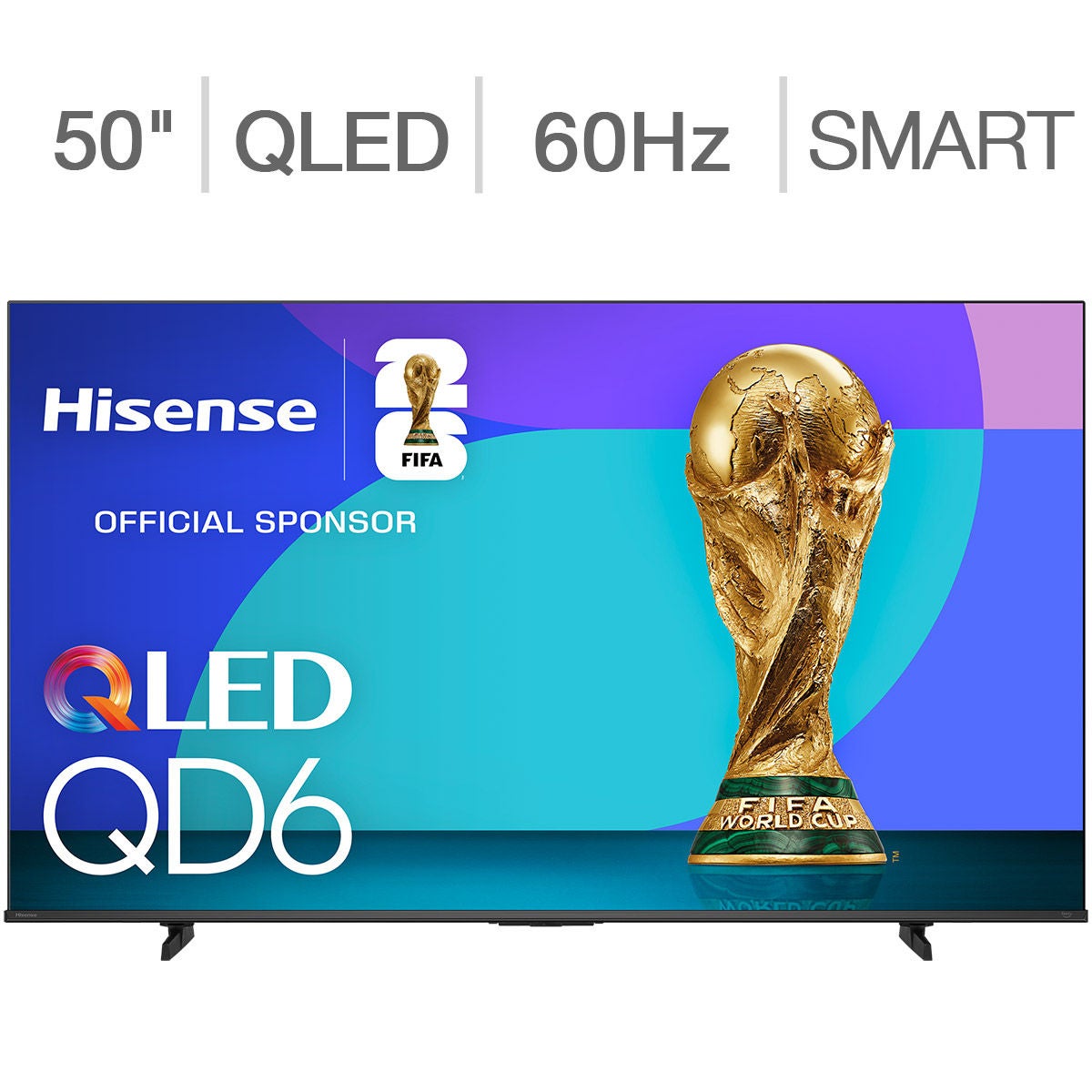 HISENSE 50QD65QFC 50" CLASS (49.5" DIAG) 4K QLED LCD TV - Image 1