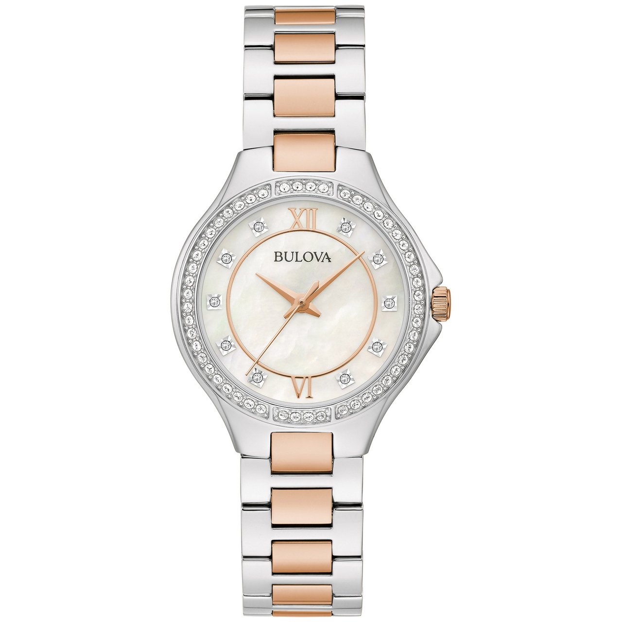 Bulova Classic Stainless Steel Quartz Women's Watch - Image 1