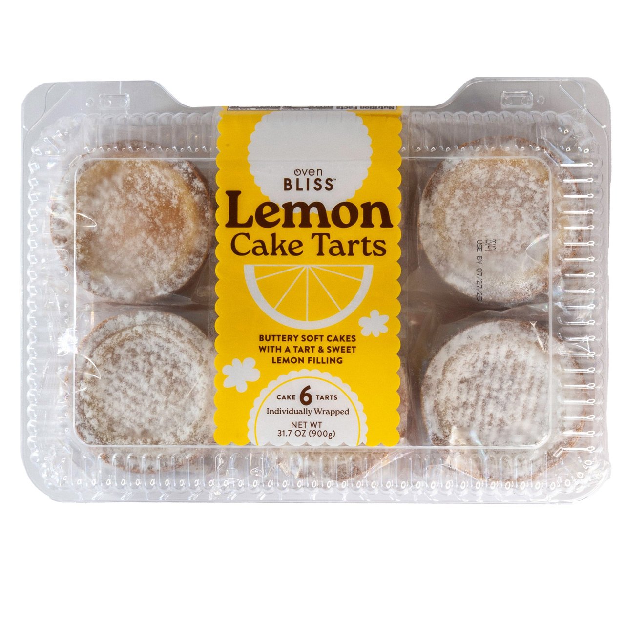 Over Bites Lemon Tart 6 Tarts - Image 1