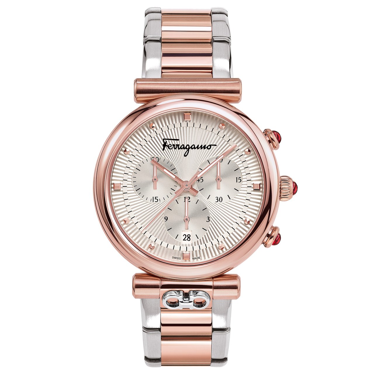 Ferragamo Ora Stainless Steel Quartz Ladies Watch - Image 1