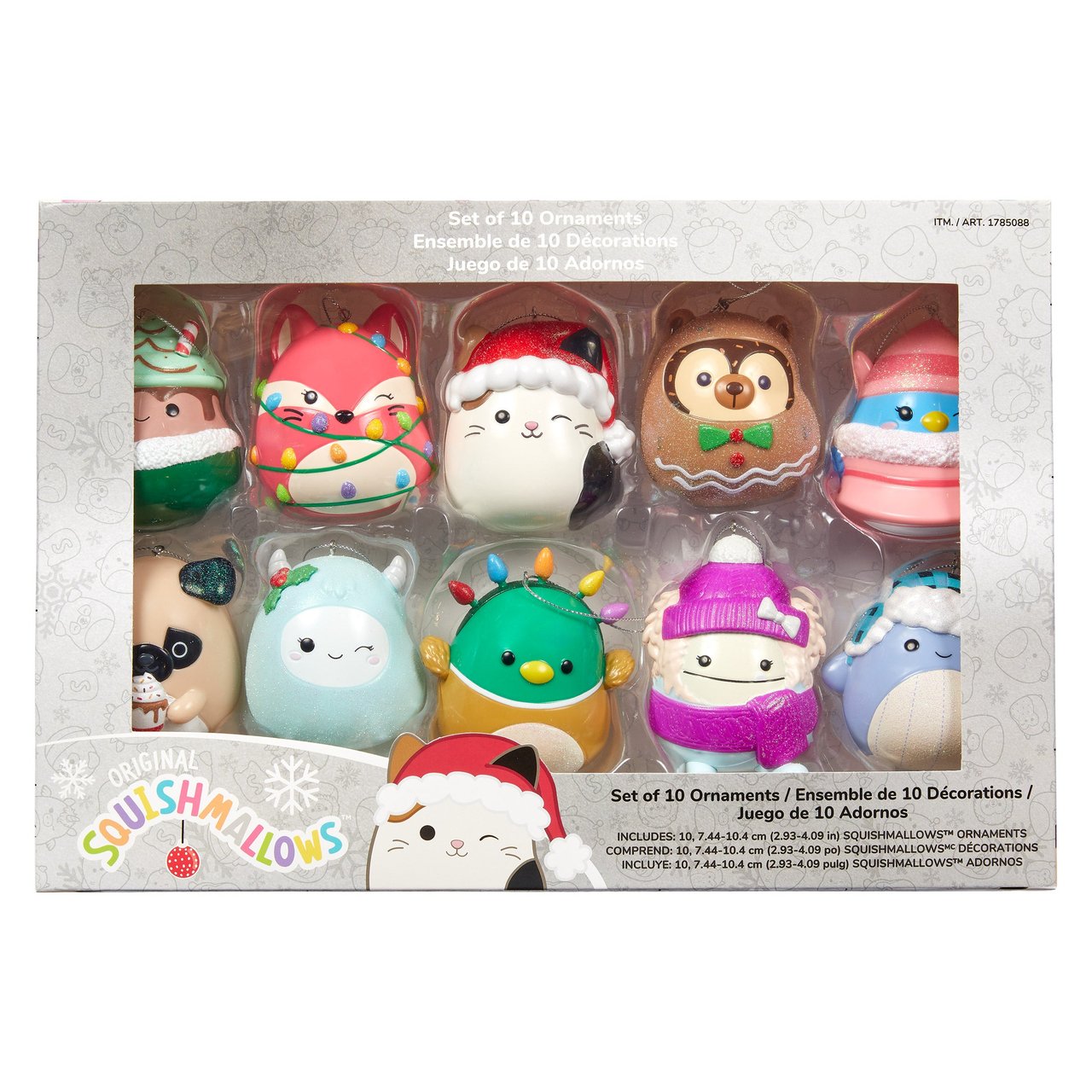 Squishmallow Holiday Ornaments Set of 10 - Image 1