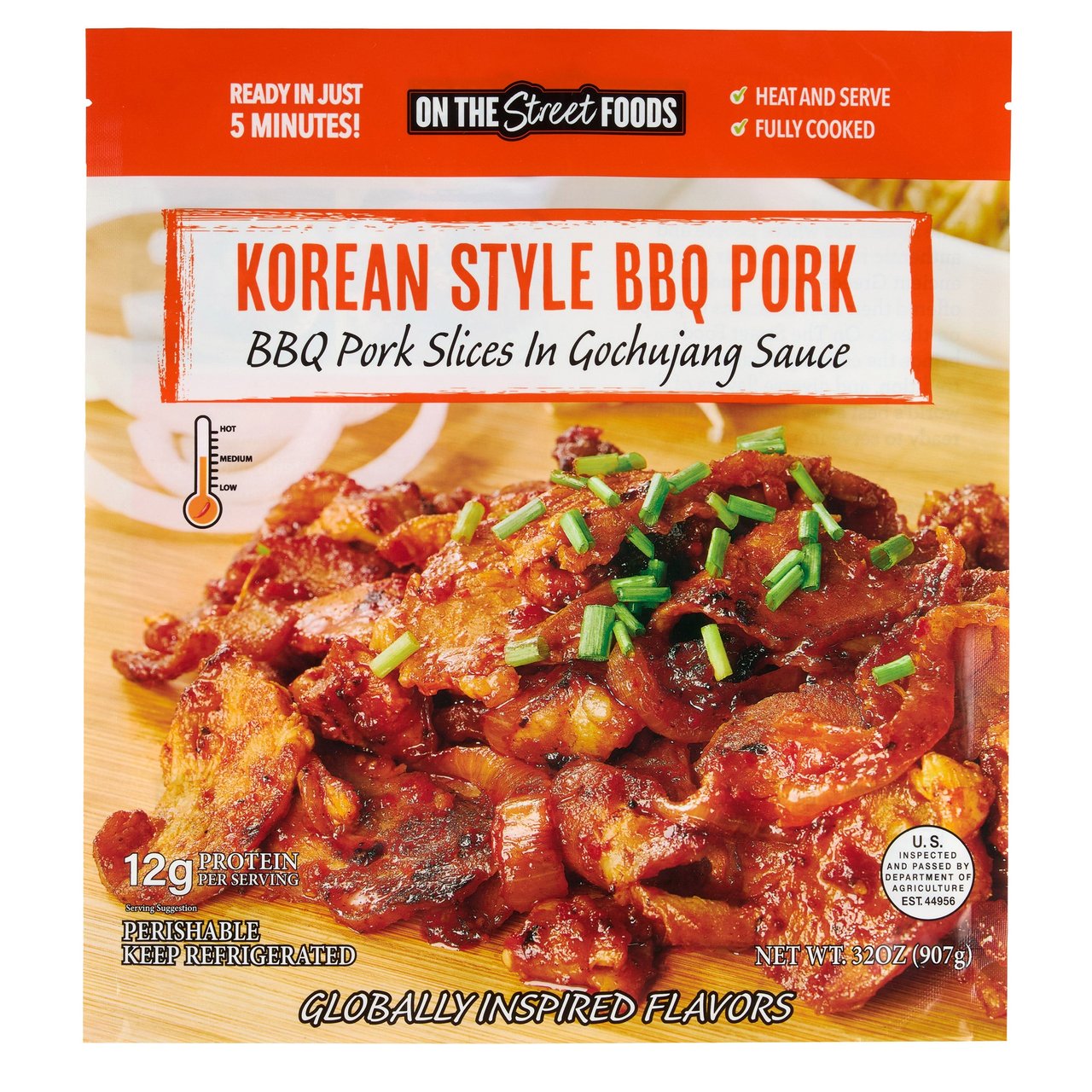 On The Street Foods Korean Style BBQ Pork 32 oz - Image 1