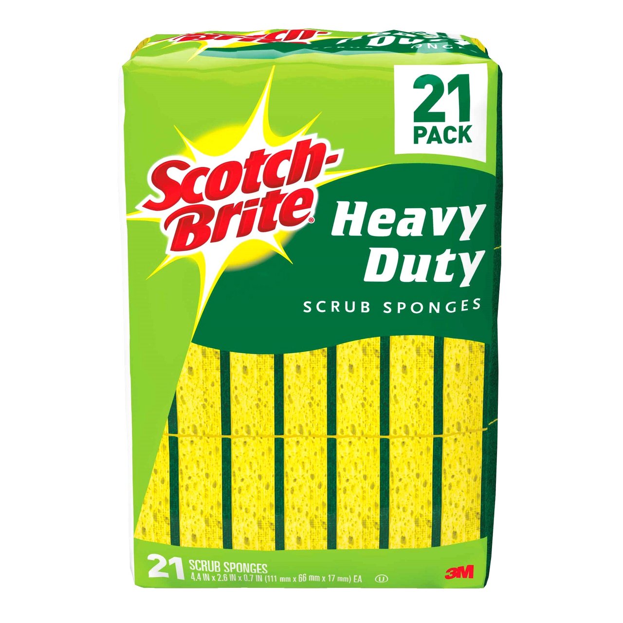 Scotch-Brite Heavy Duty Sponge, 21-Pack - Image 1