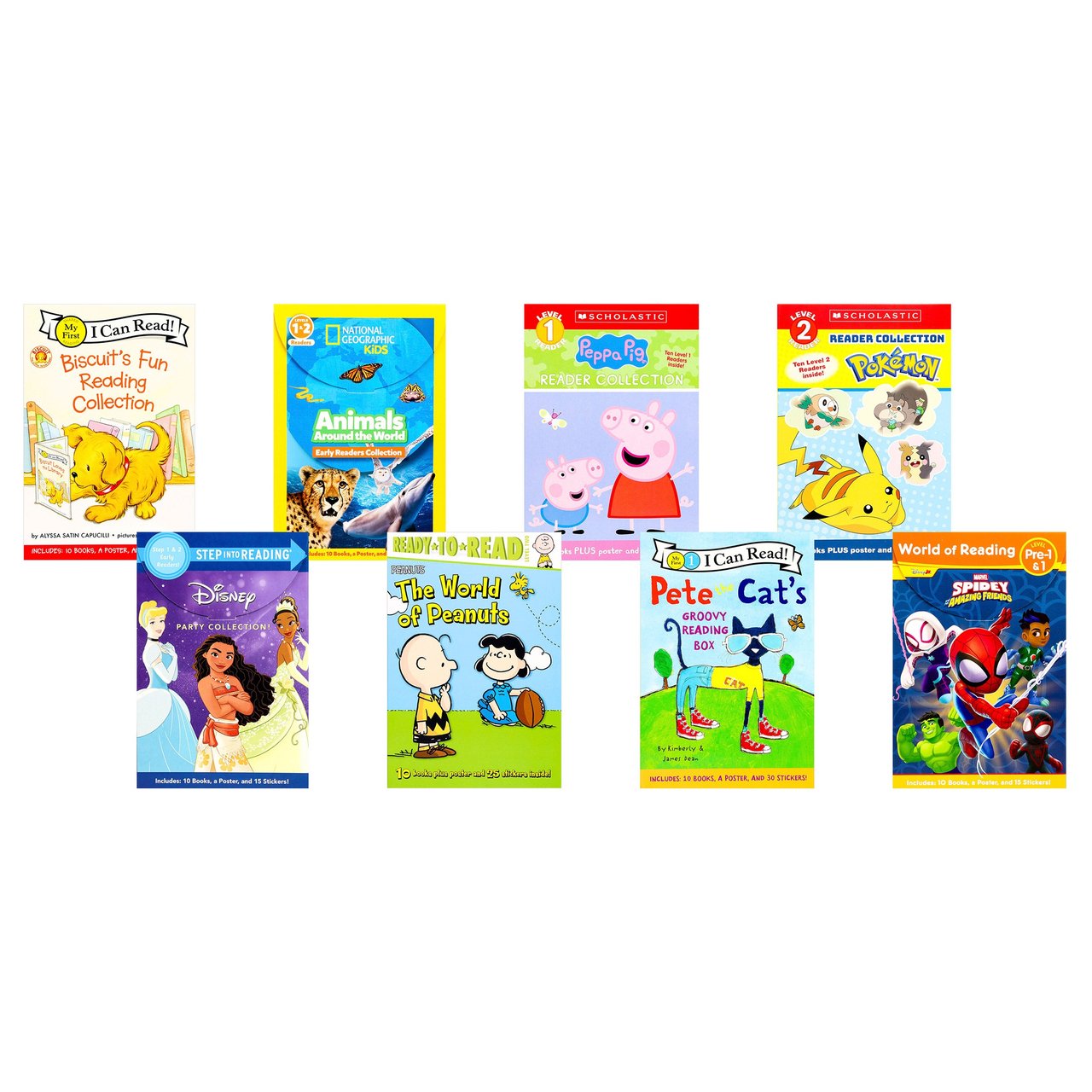 Picture Book 26-Count Pallet Set for Ages 8 & Under - Various Titles - Image 1