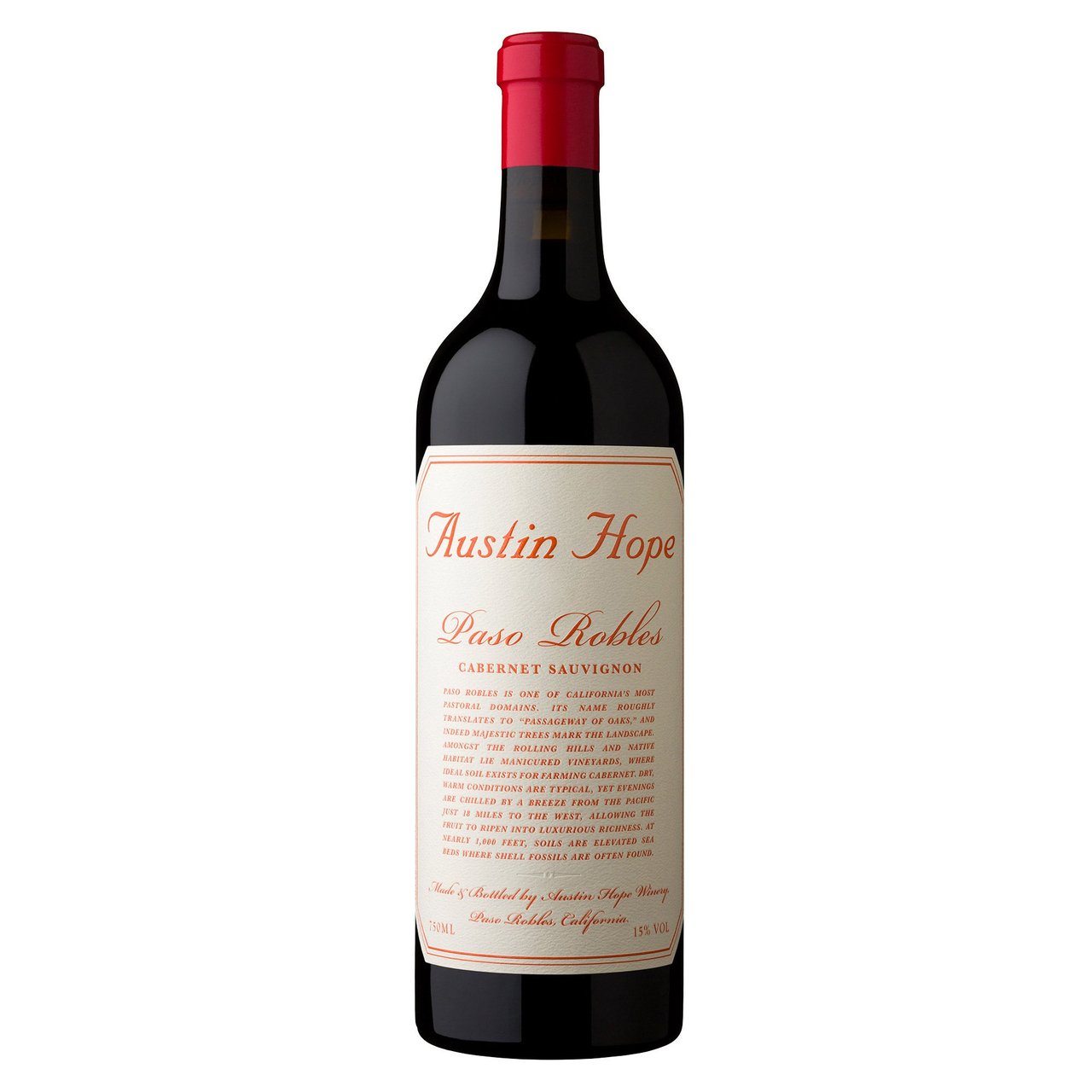 Austin Hope Cabernet Sauvignon Paso Robles, CA 750ML