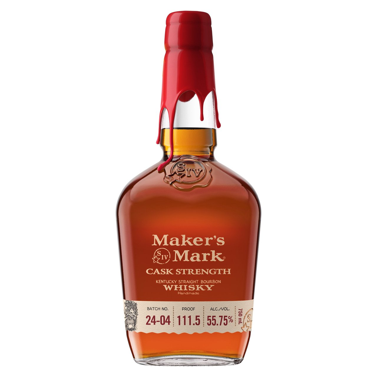 Maker's Mark Bourbon Cask Strength 109.6 Proof Kentucky Straight Bourbon Whisky 750ml - Image 1