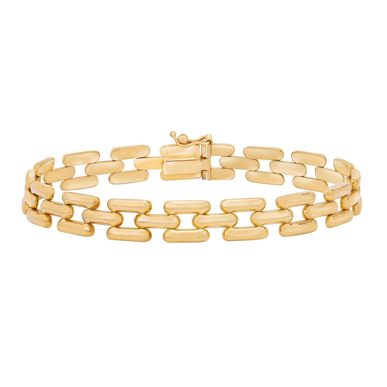 14kt Yellow Gold Panther Bracelet Made in Italy - Image 1
