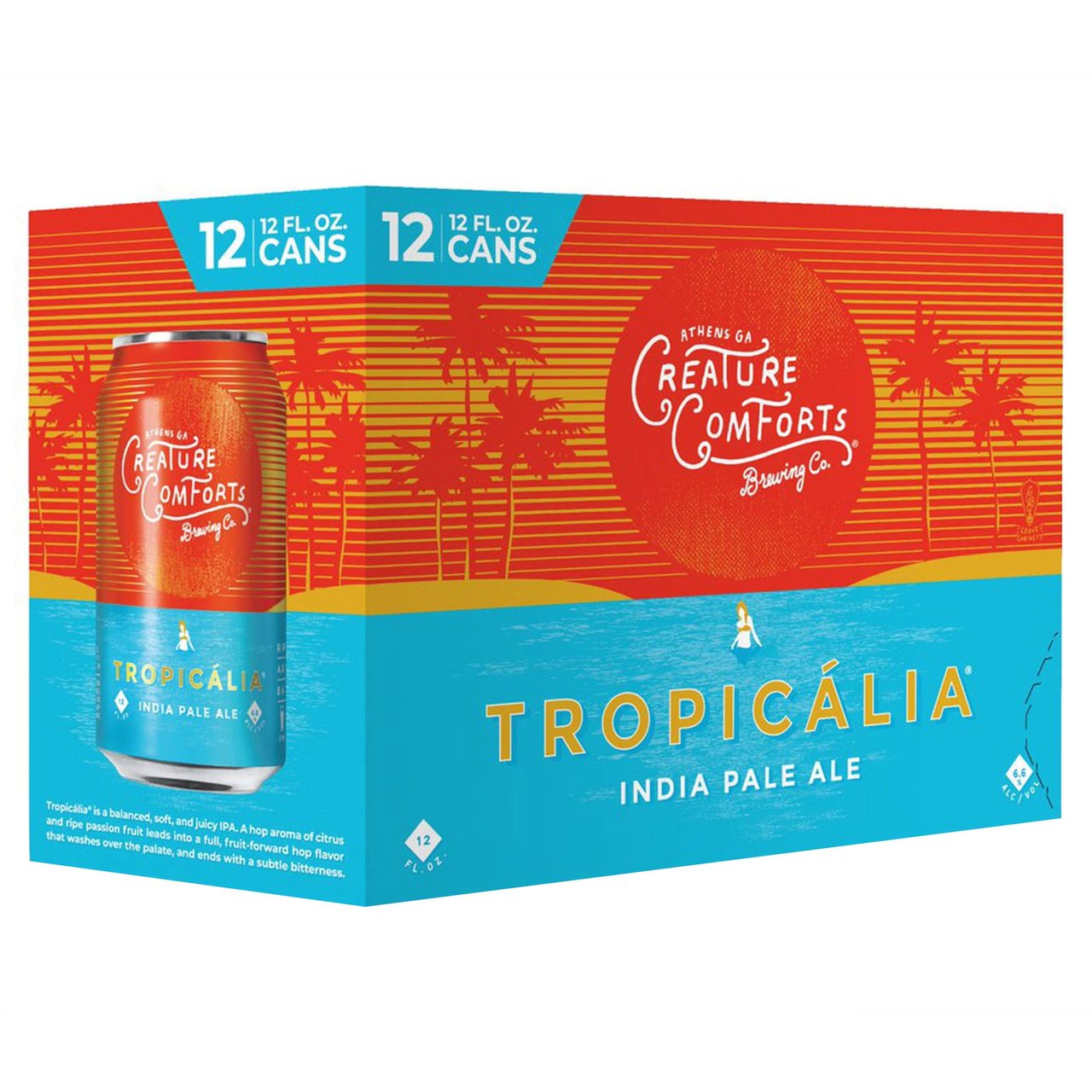 Creature Comforts Tropicália India Pale Ale 24/12 oz Cans - Image 1