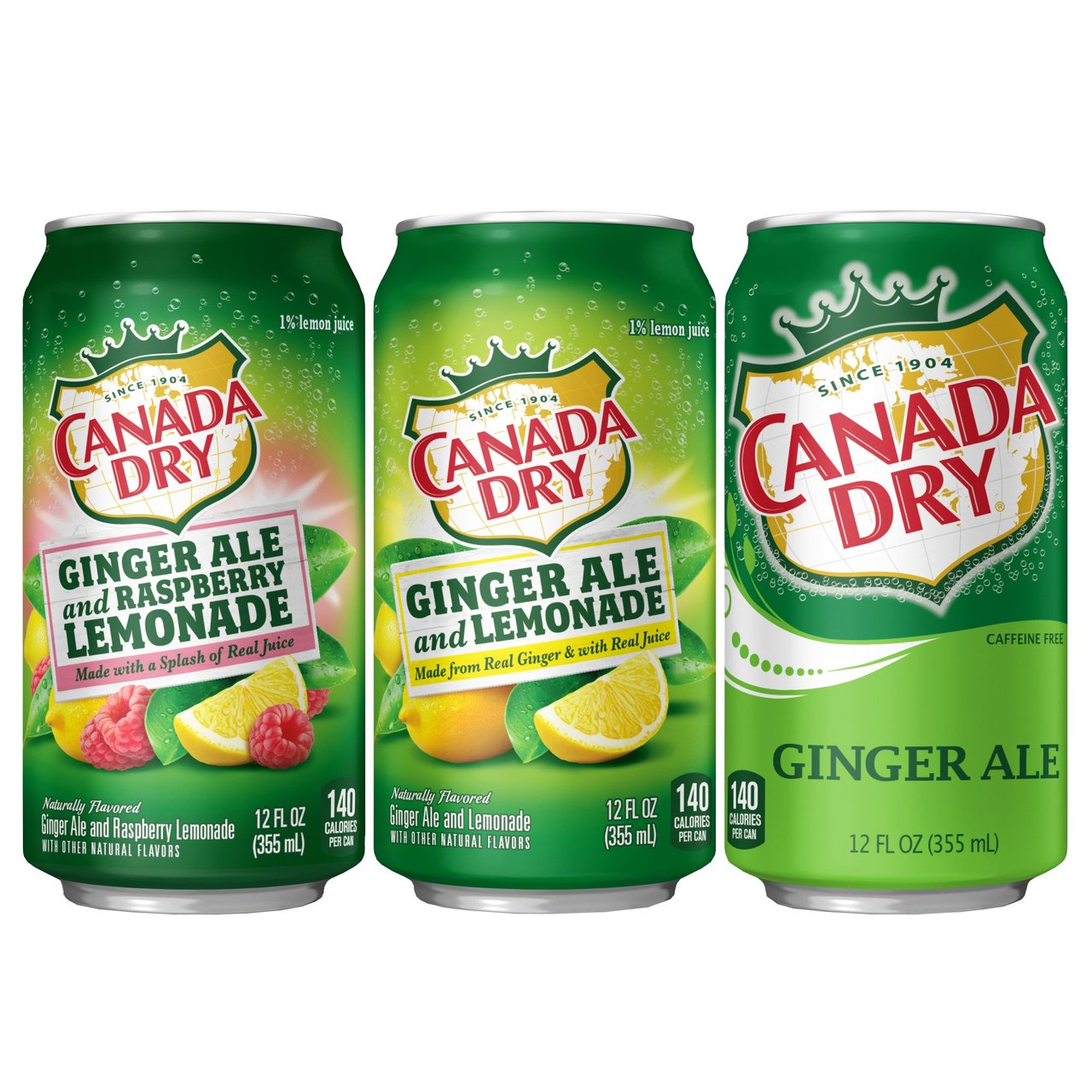 Canada Dry Ginger Ale Summer Variety Pack, 36 x 12 oz