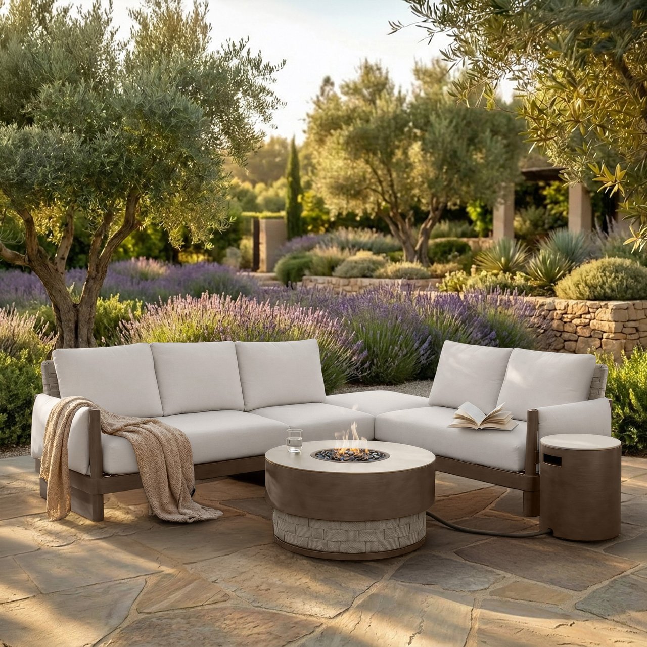 SUNVILLA AMHERST PARK 6PC FIRE SECTIONAL SET - Image 1