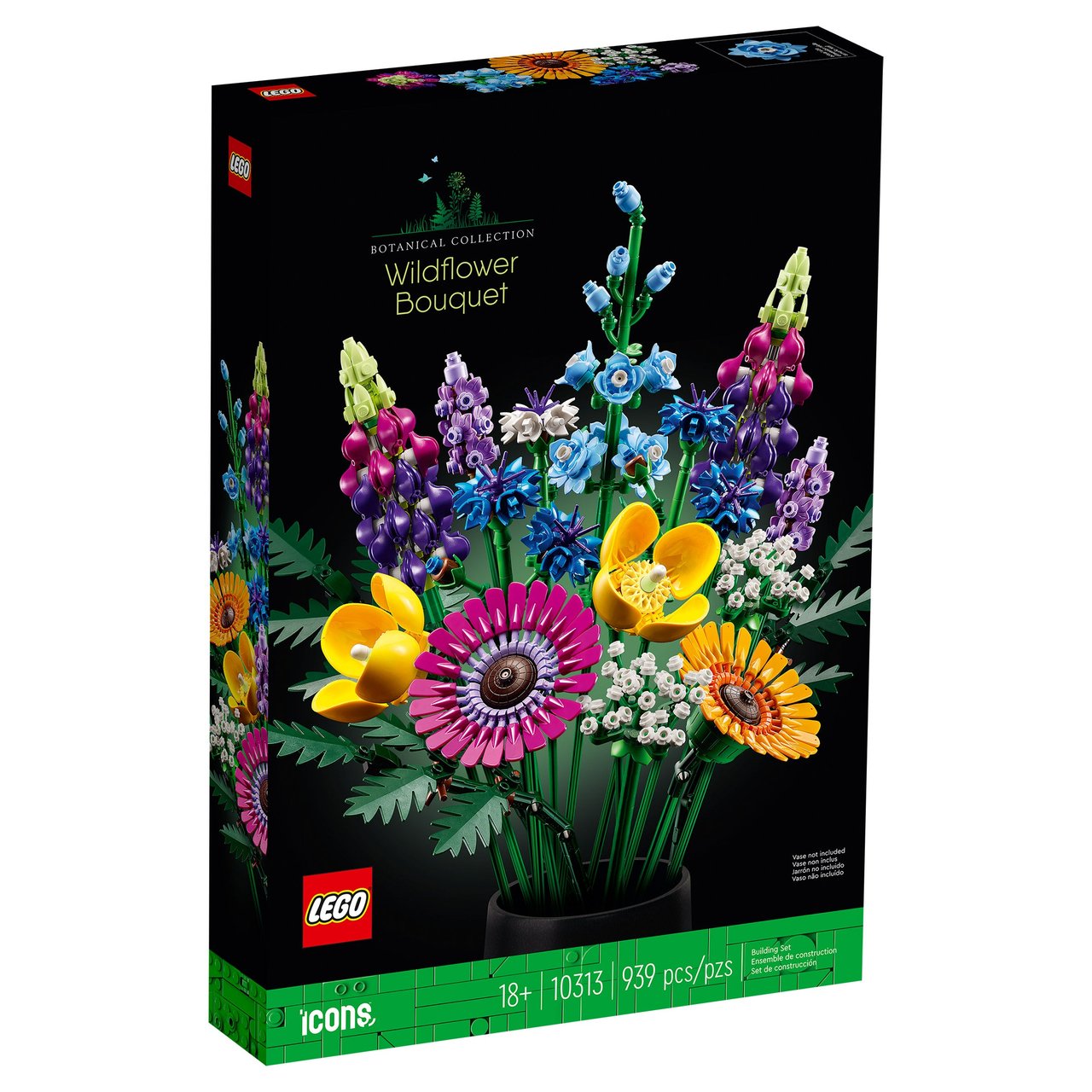 LEGO Icons Wildflower Bouquet Building Set (10313) - Image 1