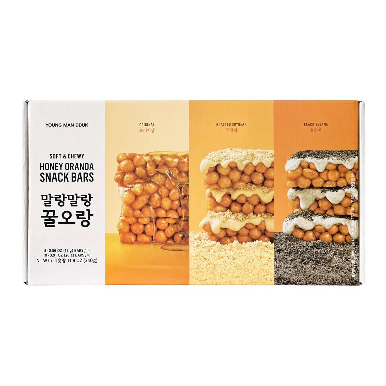 YoungManDduk Honey Oranda Bars 15 CT/11.9oz (0.74 lb) - Image 1