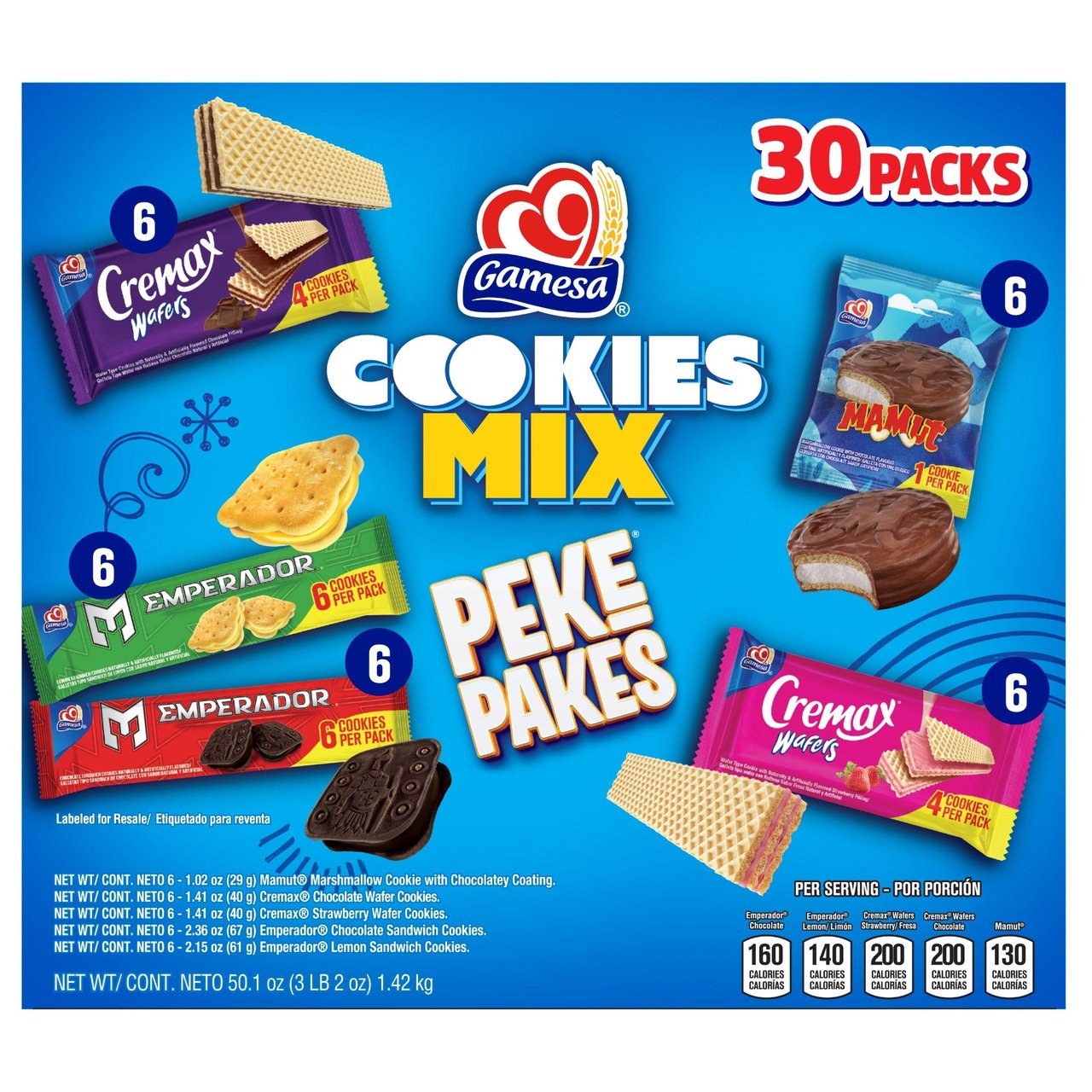 Gamesa Cookie Variety, 30 ct/50.1 oz - Image 1