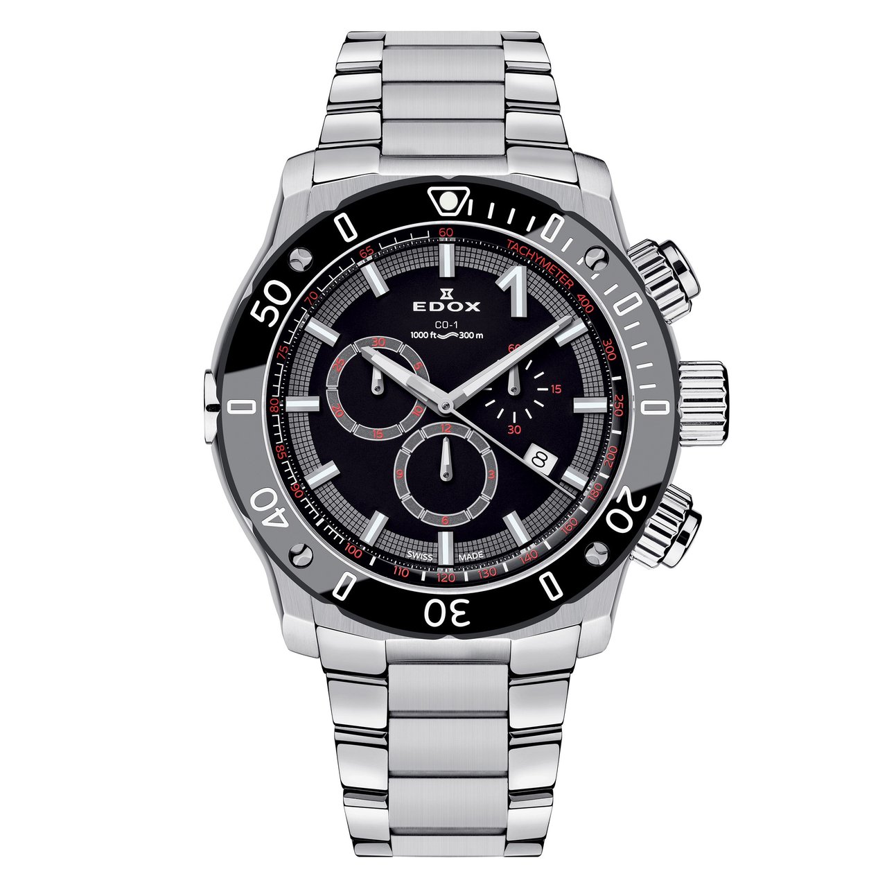 Edox ChronOffshore-1 Stainless Steel Men's Quartz Watch
