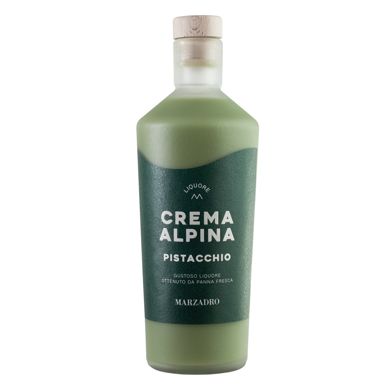 Marzadro Crema Alpina Pistachio Cream Liqueur, Trentino, Italy 700ML