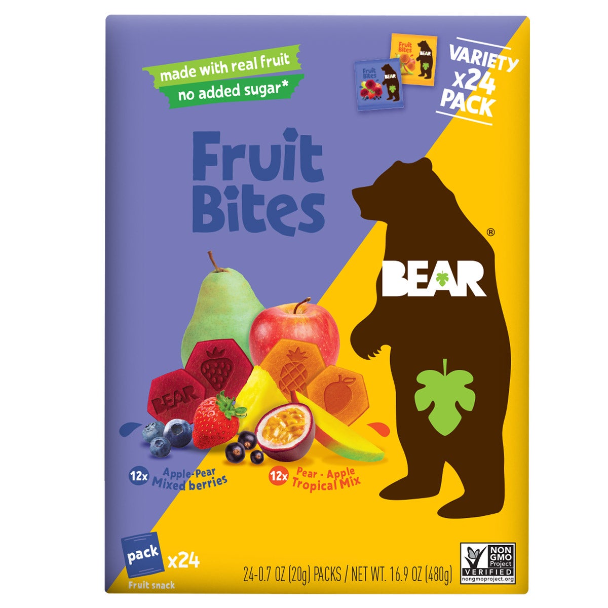 BEAR Fruit Bites, 24/0.7 oz - Image 1