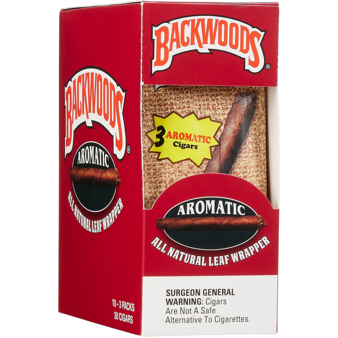 Backwoods Sweet Aromatic Cigars 10 Packs of 3