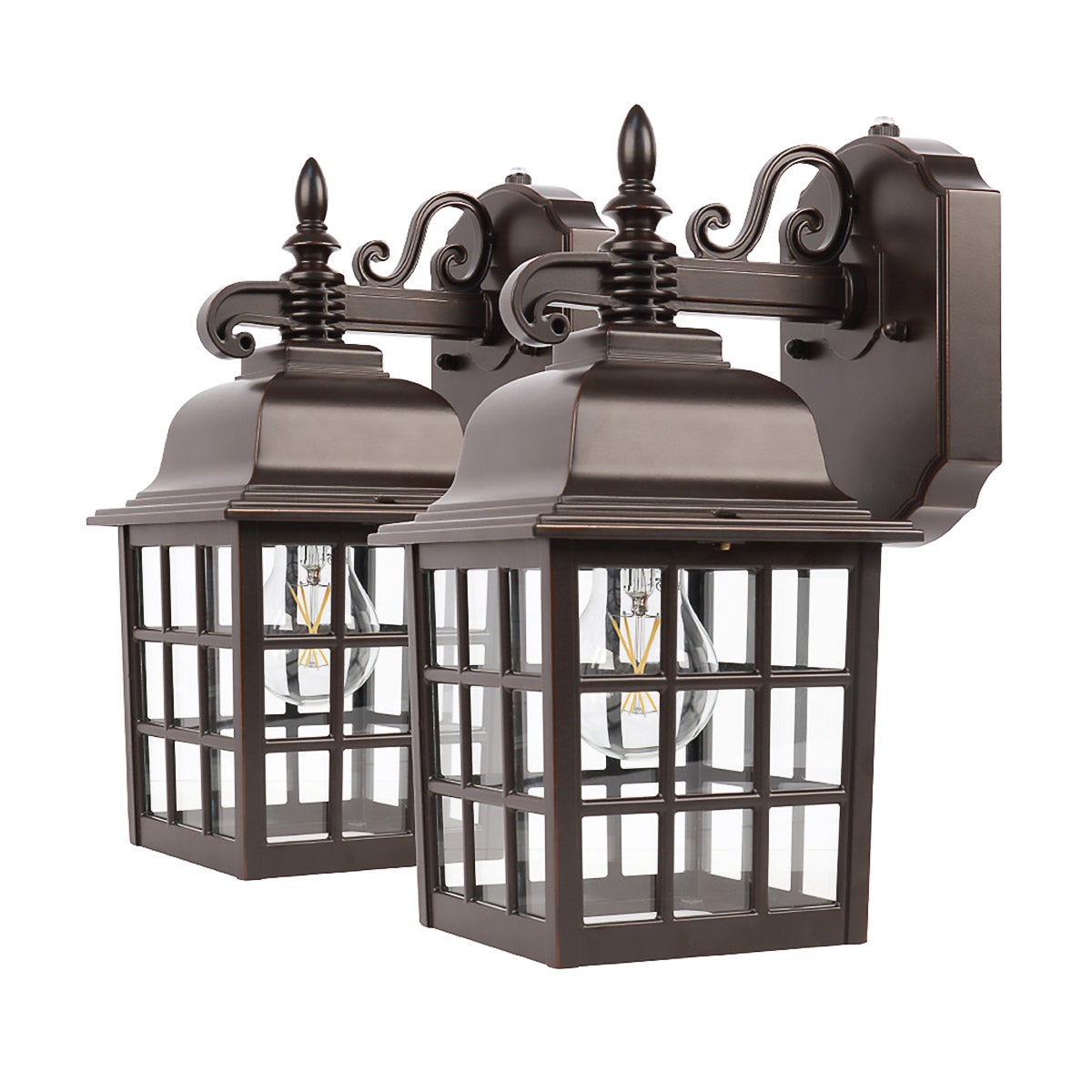 Feit Electric 12" LED Coach Lantern, 2-Pack - Image 1