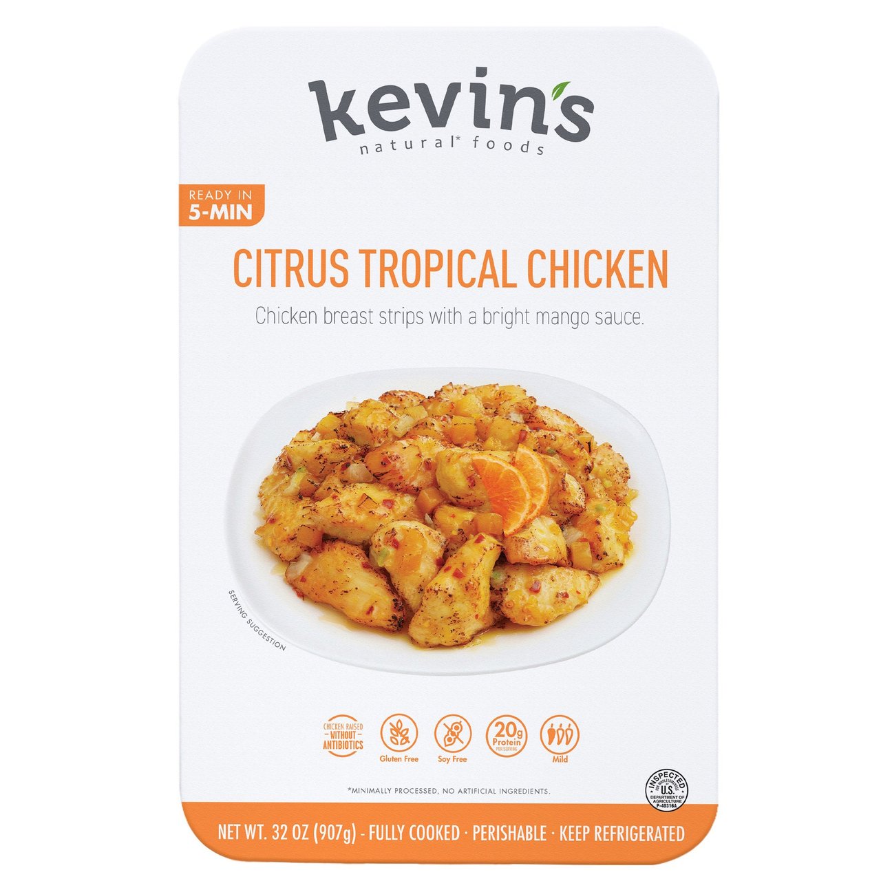 Kevin's Natural Foods Citrus Tropical Chicken 32 oz - Image 1
