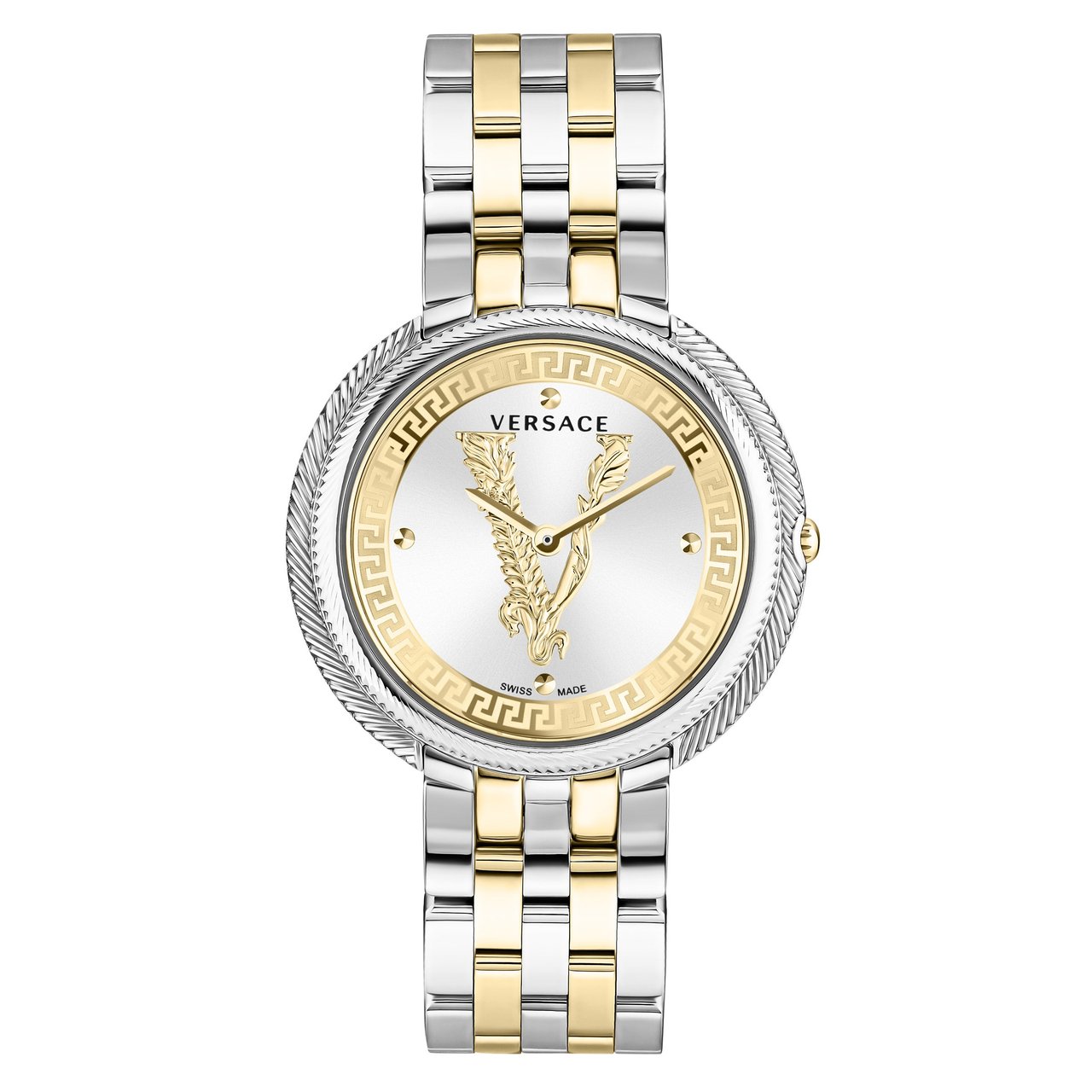 Versace Thea 38mm Silver Sunray Dial Women's Quartz Watch - Image 1