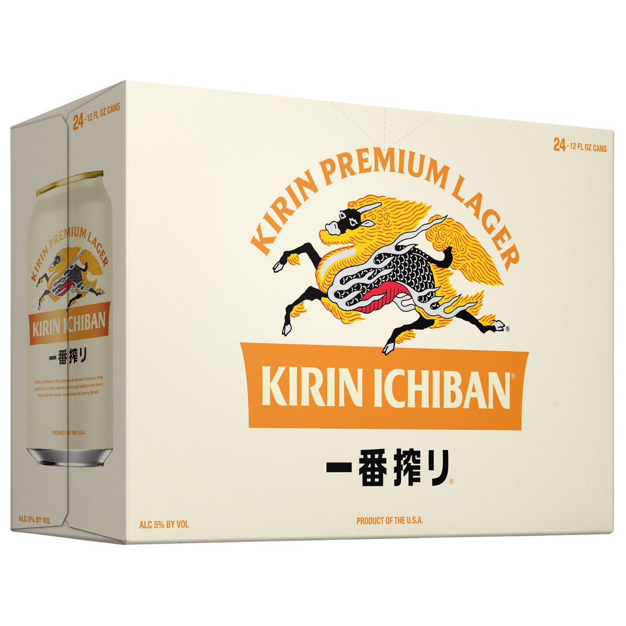 Kirin Ichiban Premium Beer 24/12 oz Cans