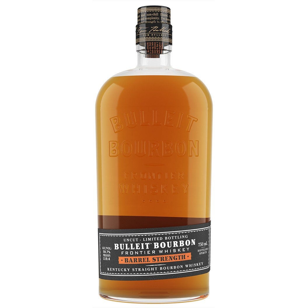 Bulleit Bourbon Barrel Strength Kentucky Straight Bourbon Whiskey, 750ml