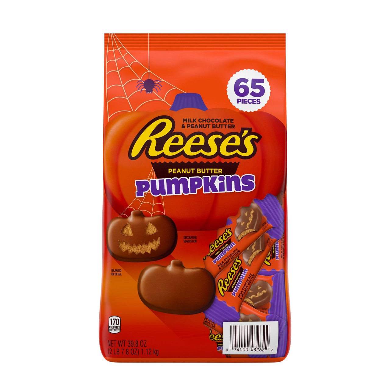 Reese's Peanut Butter Pumpkins, 39.8 oz - Image 1