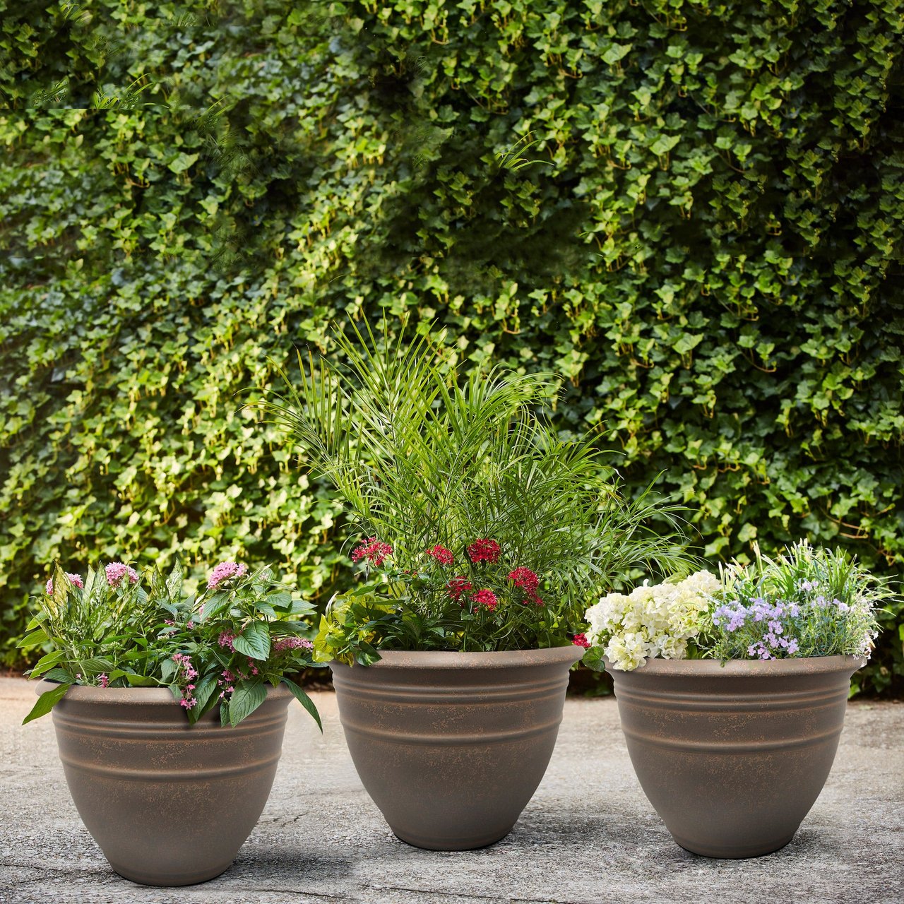 resin pot plants Marbled, Black, Silver Mini Resin Planter - 2.5 Inch Handmade Plant Pot