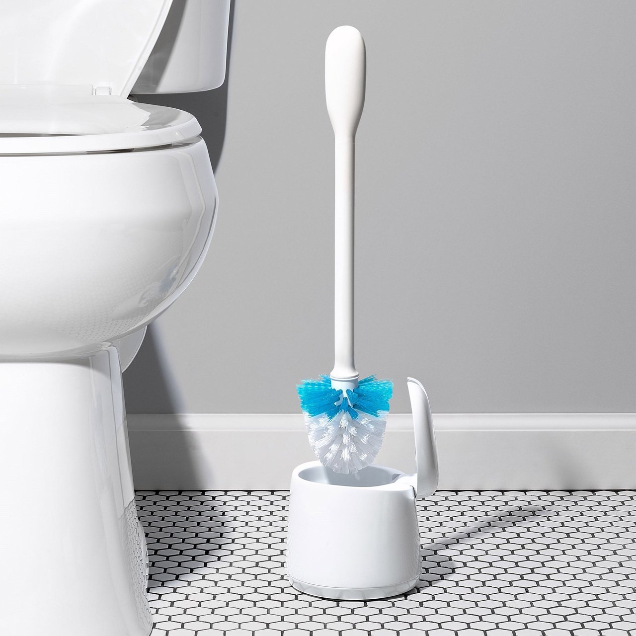 OXO 2-Pack Toilet Brush and Canister Set - Image 1