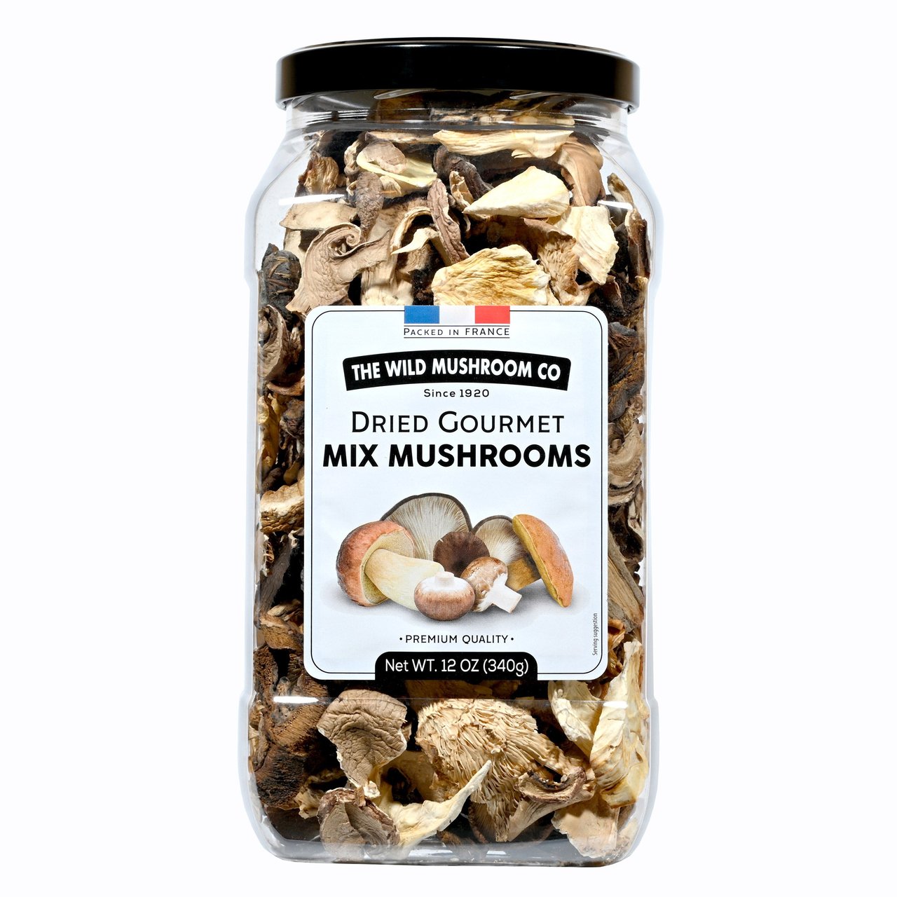 The Wild Mushroom Co. Gourmet Dried Mushroom Mix 12 oz - Image 1
