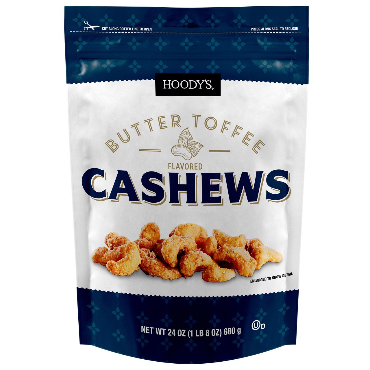 Hoody's Butter Toffee Cashews 24 Ounce Bag - Image 1