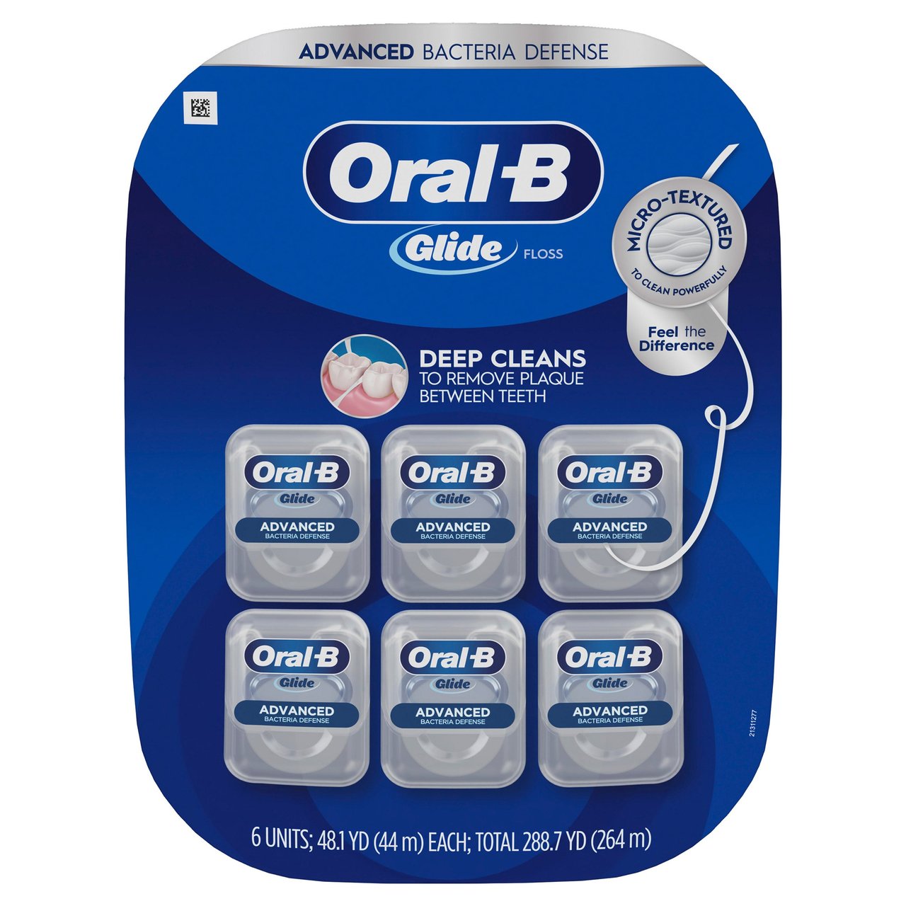 Oral-B Glide Advanced Floss 6 Pack - Image 1