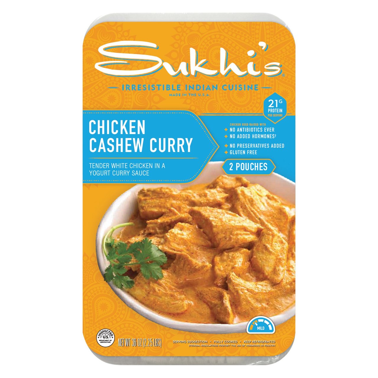 Sukhi's Chicken Cashew Curry 36 oz (2.25 lbs) - Image 1