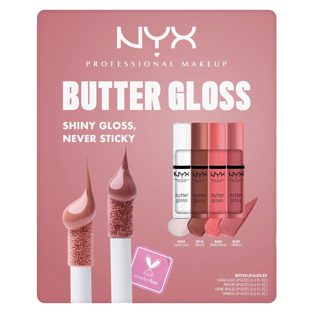 NYX Butter Lip Gloss 4-Pack P250 - Image 1