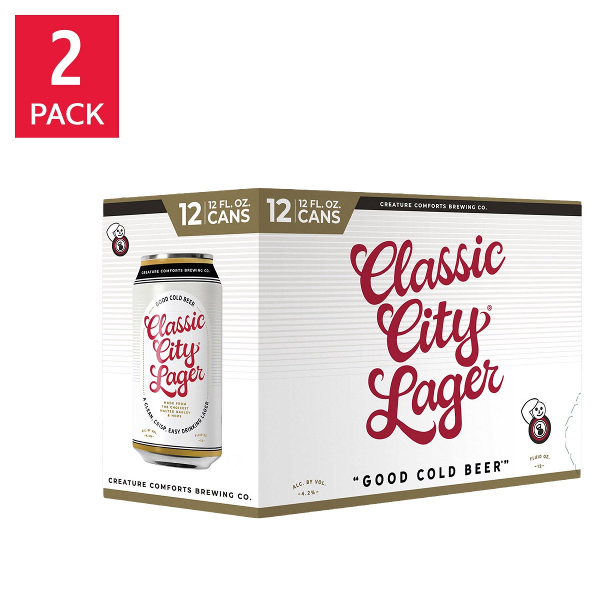 Creature Comforts Classic City Lager 24 / 12 oz Cans - Image 1