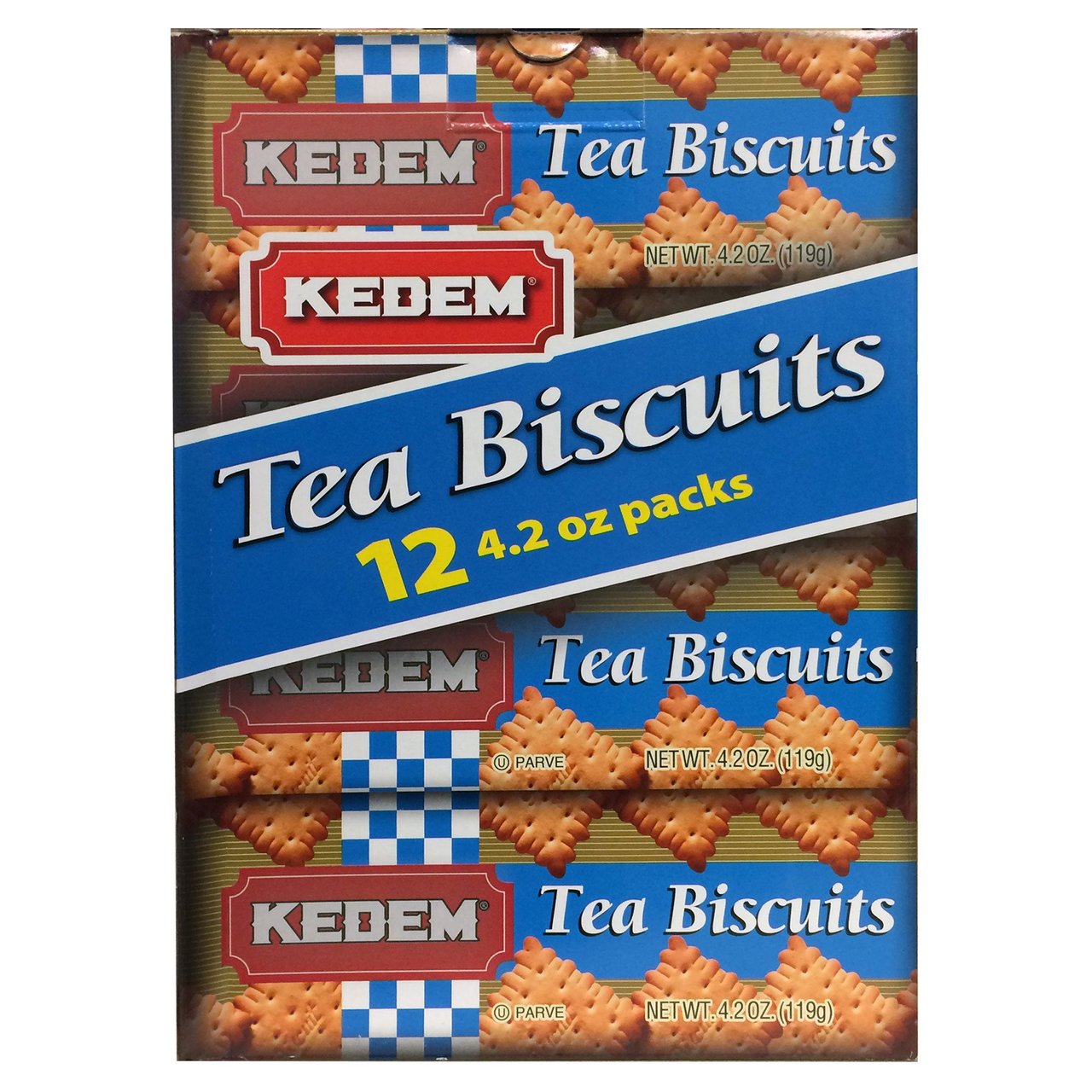 Kedem Tea Biscuits 12/4.2oz (3.15lbs) - Image 1