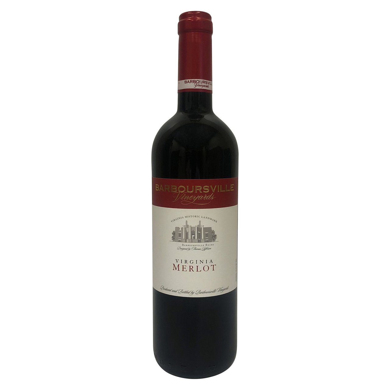 Barboursville Merlot Virginia 750 ML - Image 1